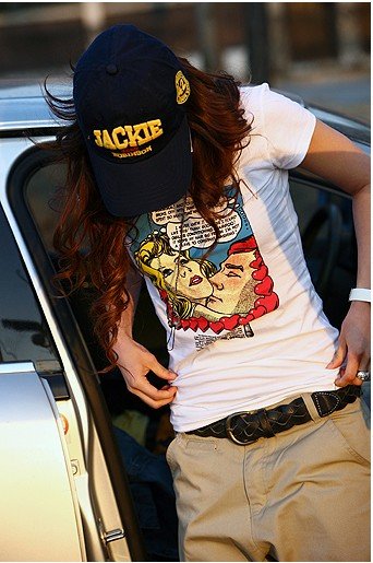 Japan hot item lovely cotton top #1318 White