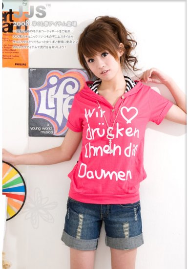 Lovely cotton top #1403 Red