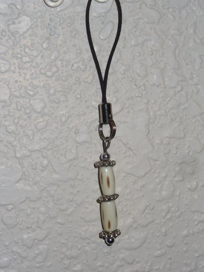 Charm - Bone and Silver