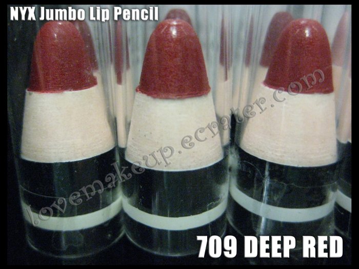 NYX Jumbo Pencil LIPSTICK #709 DEEP RED