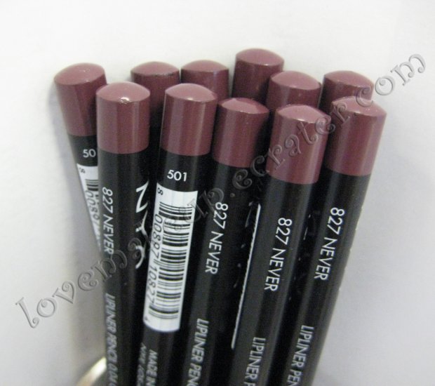 NYX Slim Pencil LIP LINER 827 NEVER