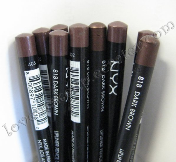 NYX Slim Pencil LIP LINER 818 DARK BROWN