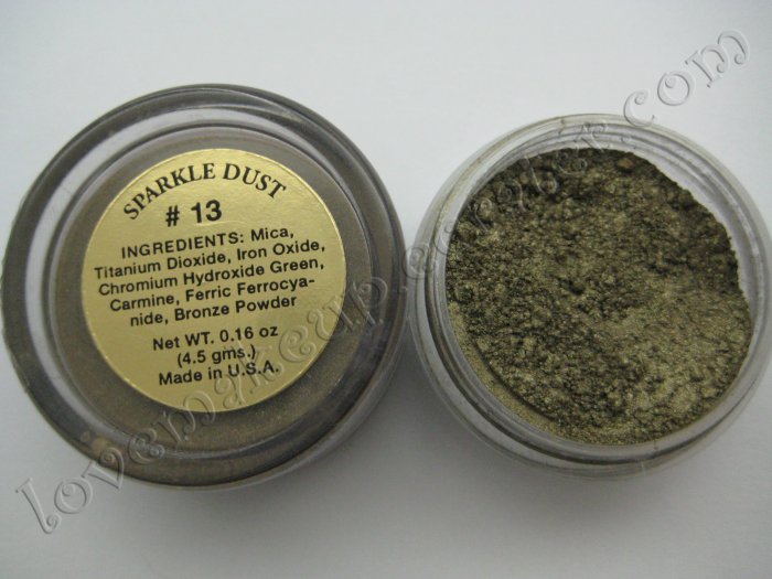 La Femme SPARKLE DUST #13 GOLDEN KHAKI (Comparable to Napoleon Perdis and MAC)
