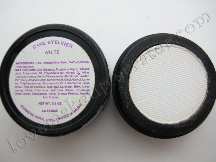La Femme CAKE EYE LINER - WHITE