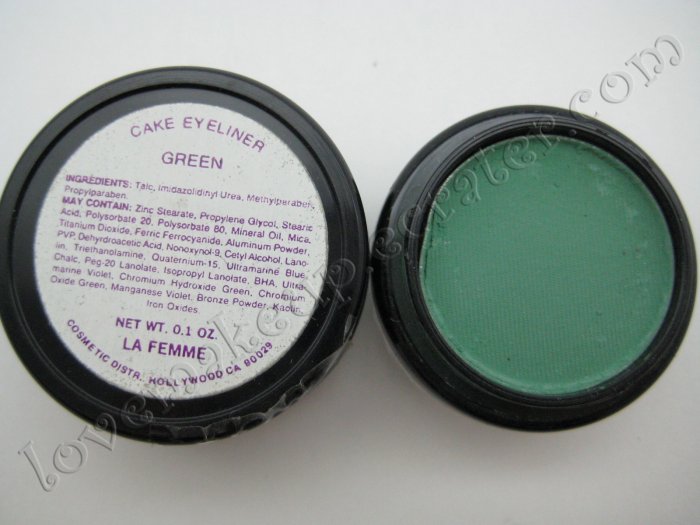 La Femme CAKE EYE LINER - GREEN