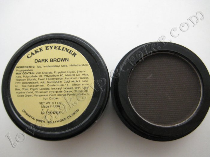 La Femme CAKE EYE LINER - DARK BROWN