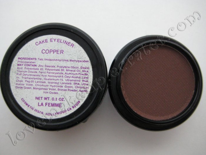 La Femme CAKE EYE LINER - COPPER