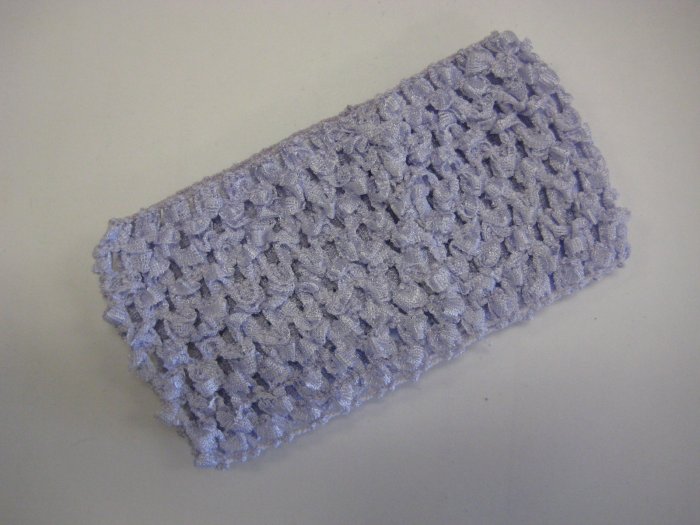 CROCHET HEADBAND *LAVENDER*LIGHT PURPLE* Stretchy Thick