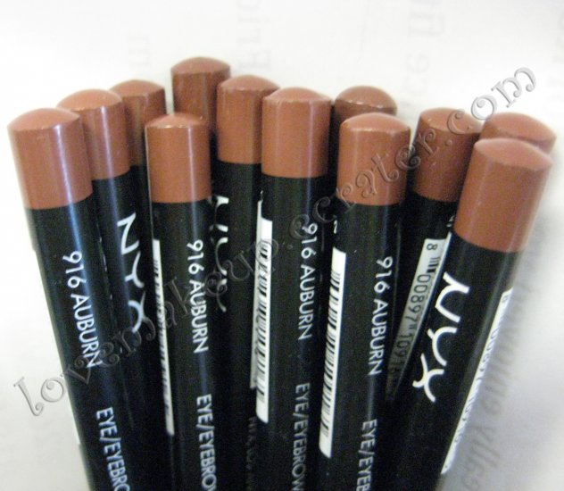 NYX Slim Pencil EYE LINER EYEBROW LINER 916 AUBURN