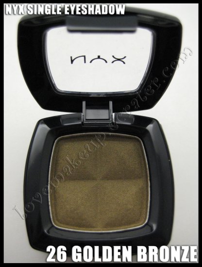 NYX Single EYESHADOW *26 GOLDEN BRONZE*