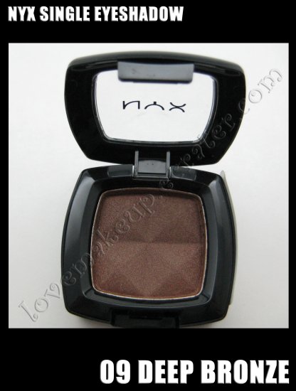 NYX Single EYESHADOW *09 DEEP BRONZE*