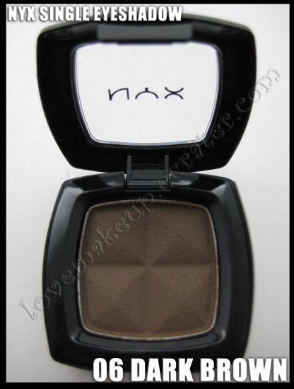 NYX Single EYESHADOW * 06 DARK BROWN *