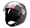 OPEN FACE HELMET 16550 MATT BLACK/PINK - XL