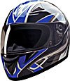 FULL FACE HELMET 75756 BLUE BLADE - XS