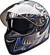 FULL FACE HELMET PC77773 MATT BLUE SHARK - XS