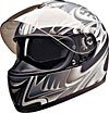 FULL FACE HELMET PC77774 MATT SILVER SHARK - L