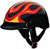 HALF HELMET 100120 FLAME - XL