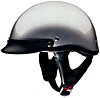 HALF HELMET 100115 SILVER - XXL