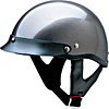 HALF HELMET 100112 GLOSS DEEP SILVER - M