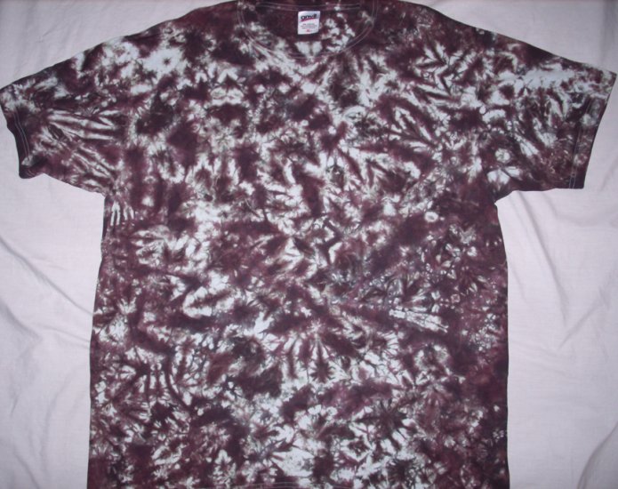 Brown Crinkle Tie Dye Adult Size XL