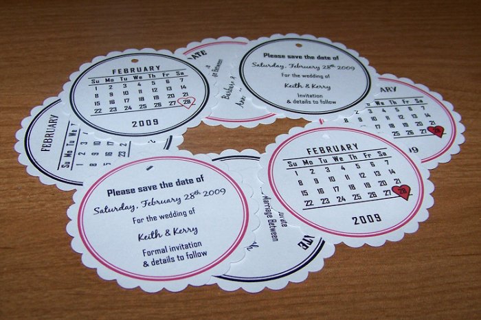 108 Save The Date Wedding Annoucement Cards Style 2