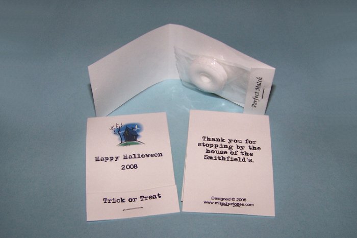 100 Personalized Halloween Party Mintbooks Mintbook Favors