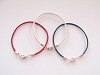 Set of 3 Patriotic Red White and Blue Bracelets