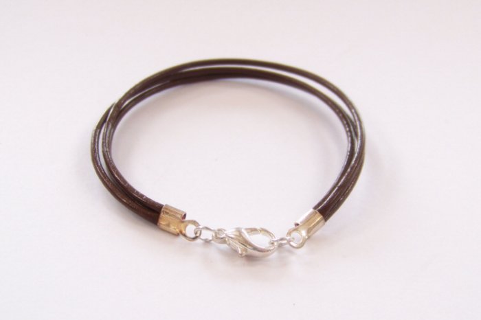 Brown Surfer Style Leather Bracelet