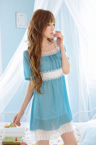 ML 9047 light grey chiffon lace dress