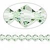 8mm swarovski crystal *chrysolite* with gold spacer 7 inch bracelet