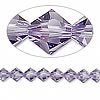 8mm Swarovski Crystal *tanzanite* with gold spacers 7 inch bracelet