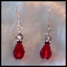 Red Swarovski Earrings