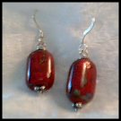 Czech glass earrings
