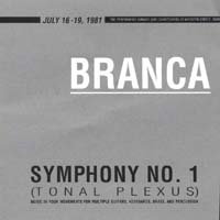 Glenn Branca Symphony No. 1 (Tonal Plexus) CD No Wave FREE SHIPPING