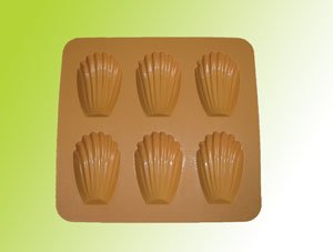 Silicone bakeware(6 cup madeleine)