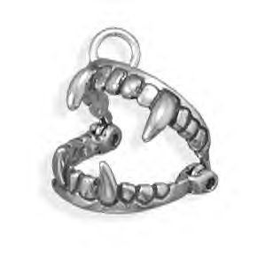 Movable Fangs Halloween Charm