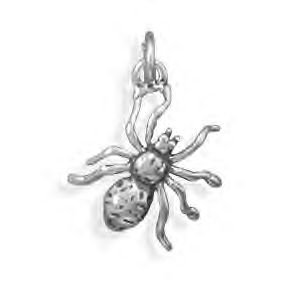 Sterling Silver Spider Charm