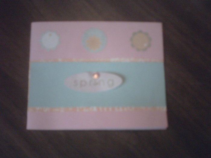 Pink Spring Time Greeting Card.