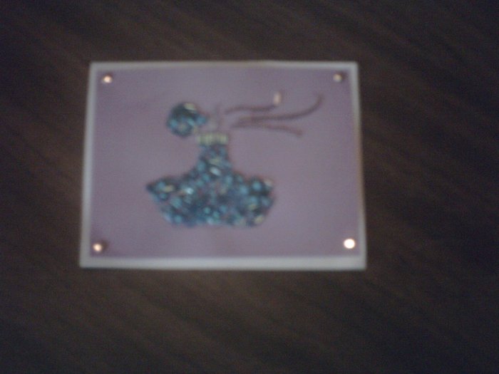 Decorative Beaded Greeting Card.
