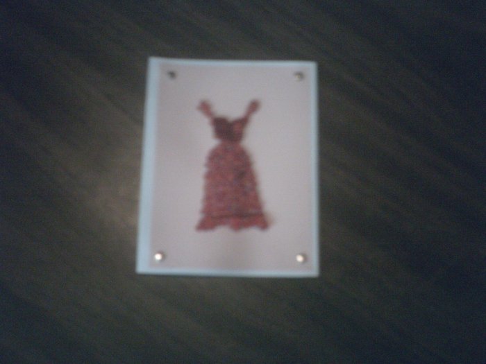 Decorative Beaded Greeting Card.