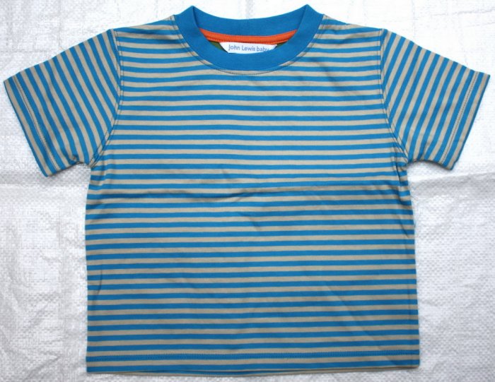 JOHN LEWIS Dark Blue Stripes T- Shirt (RM25.90) LAST PIECE!