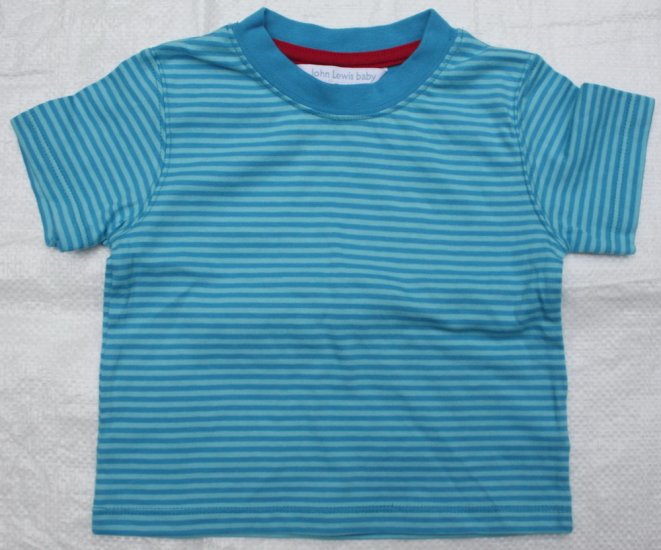 JOHN LEWIS Greenish Blue Stripes T- Shirt (RM25.90) LAST PIECE!