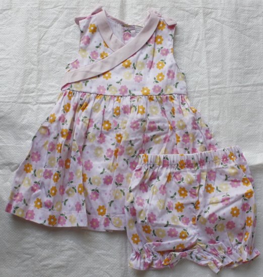 LAURA ASHLEY Pink Floral Dress with Matching Panty (RM34.90)