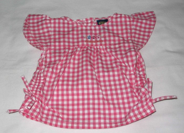 OSH KOSH Pink Chequered Blouse (RM34.90)