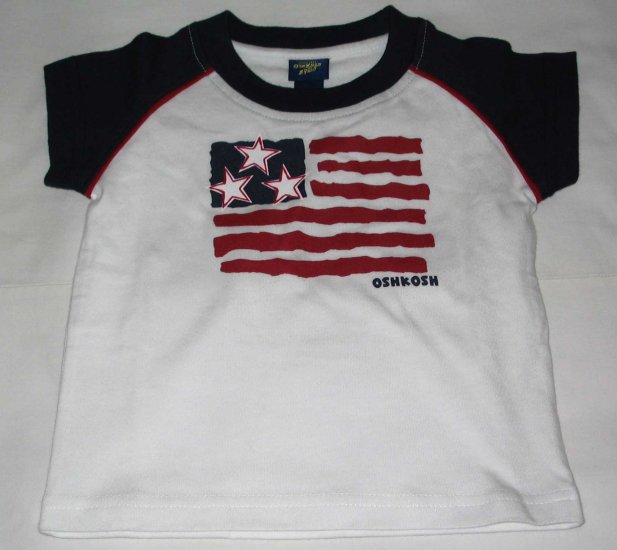 OSH KOSH Blue 'Flag' T- Shirt (RM31.90)