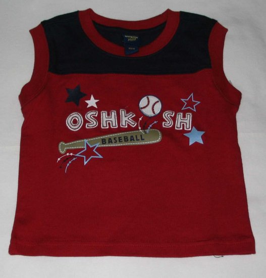 OSH KOSH 'Baseball' Sleeveless T- Shirt (RM31.90)