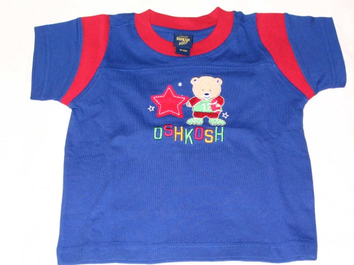 OSH KOSH Blue 'Bear' T- Shirt (RM32.00)