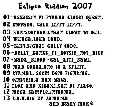 Eclipse riddim