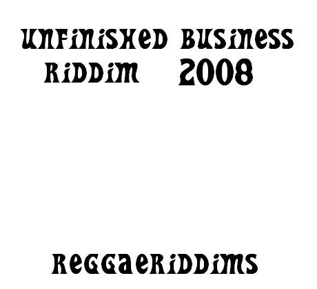 Unfinished business 2008