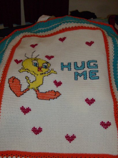 Look A Like Tweety Afghan